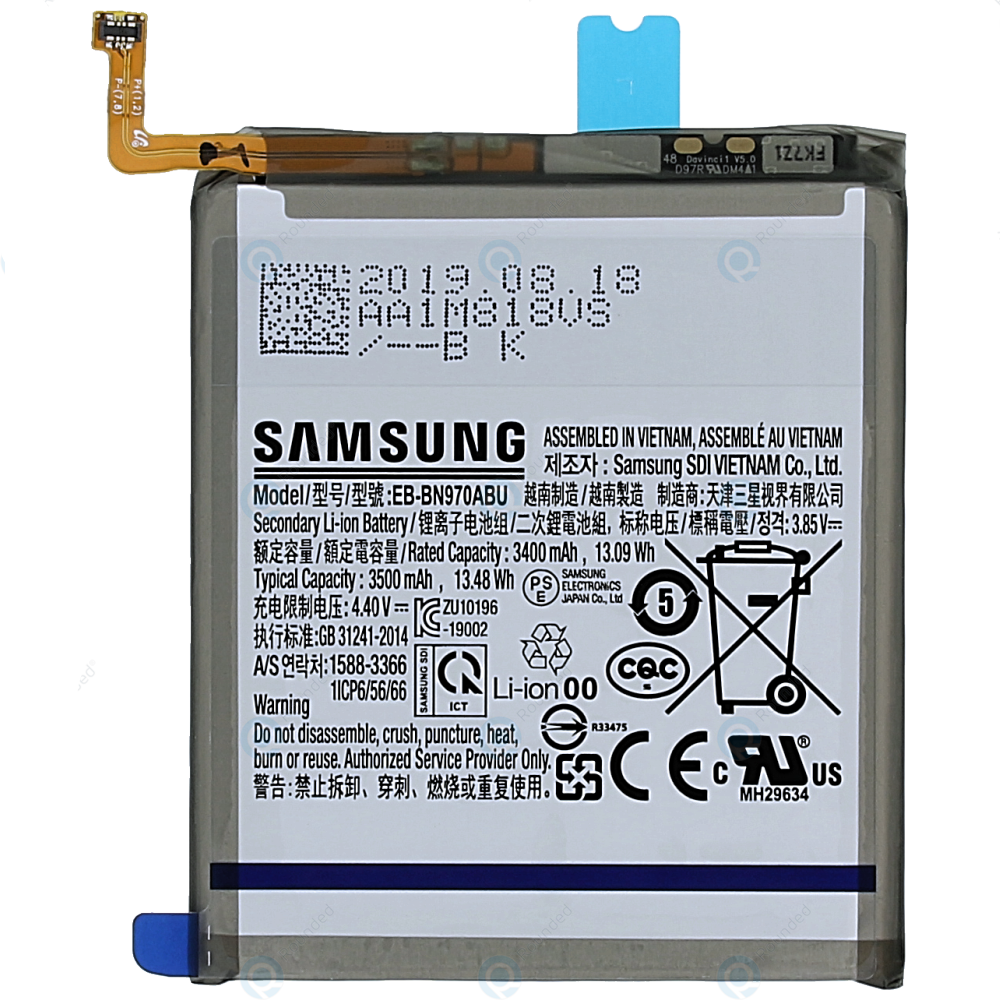 SAMSUNG NOTE 10 BETERY