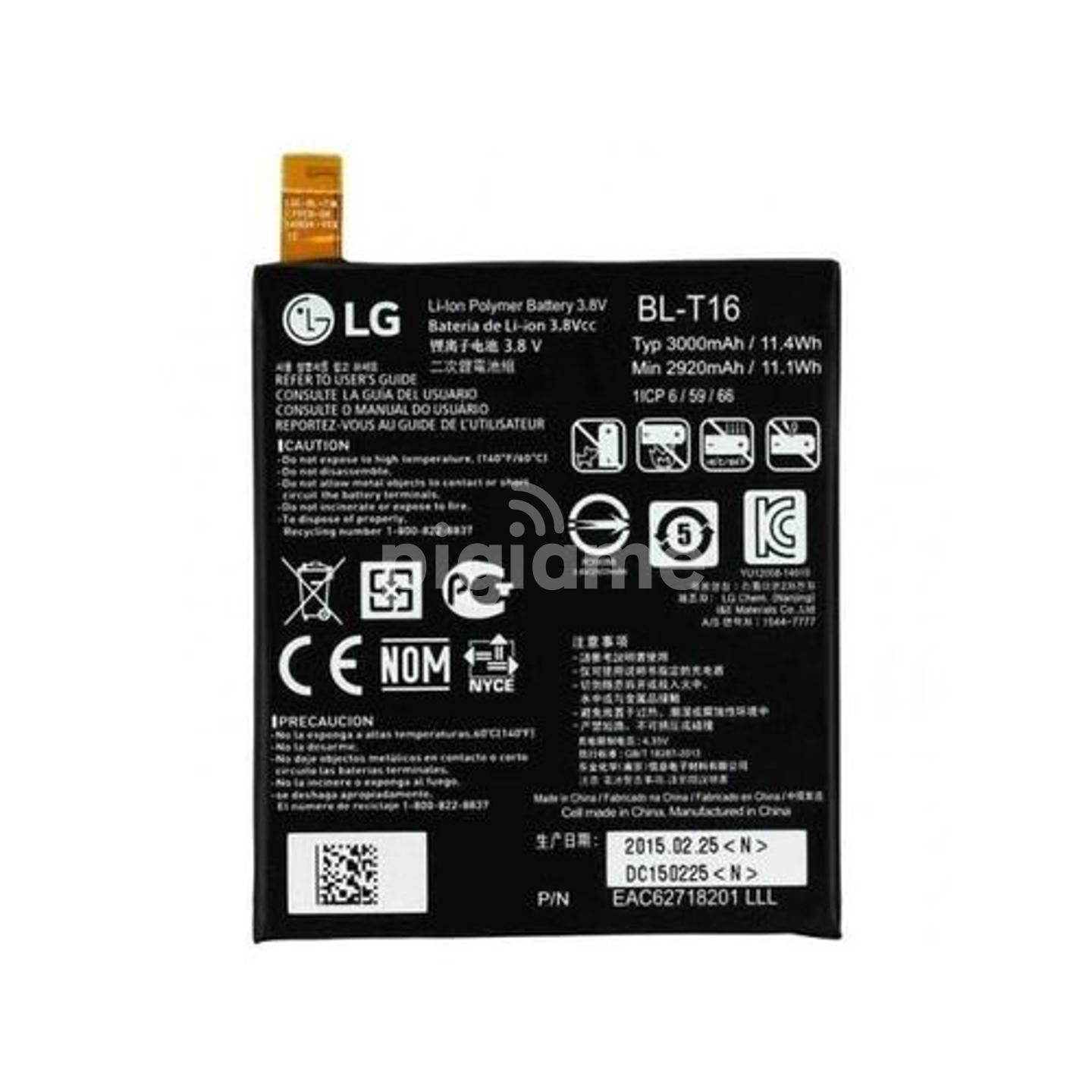 LG G FLEX 2 H950 H955 BL-T16  BATTERY