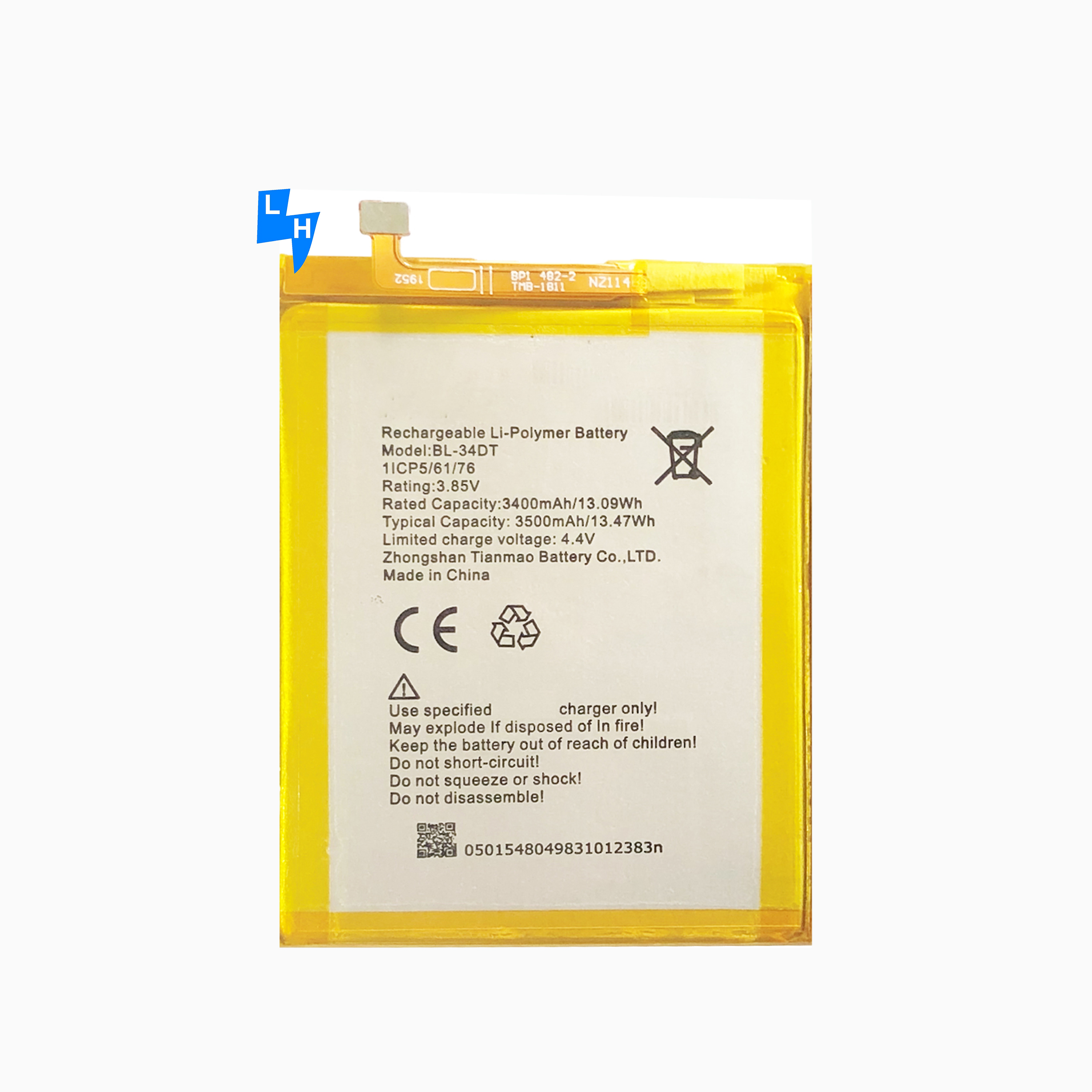 TECNO CC9/PHANTOM 9/LB8 /( BL-34DT) BATTERY