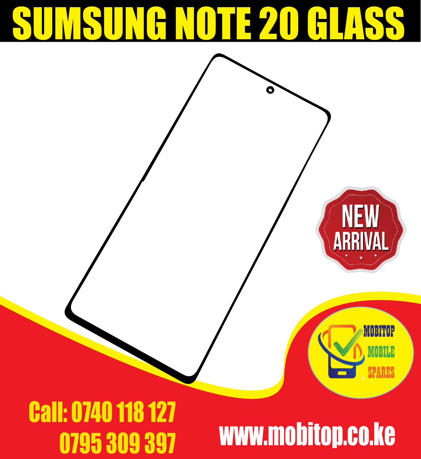 SAMSUNG  NOTE 20 GLASS